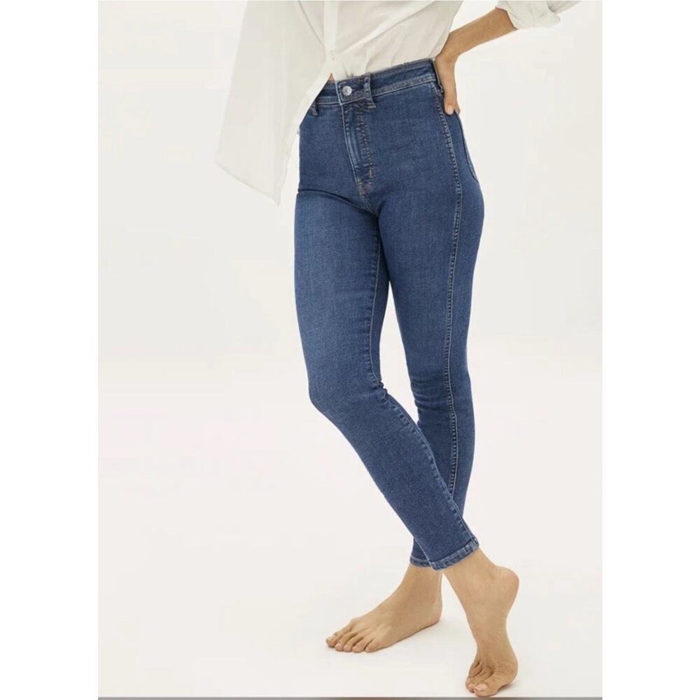 Everlane The Way High Skinny Jeans Organic Cotton Blend Sz 28 R